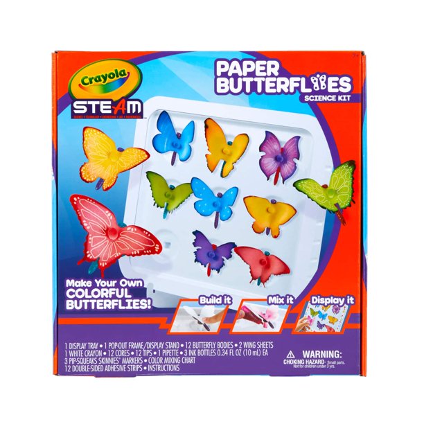 6 Pack Crayola® S.T.E.A.M. Paper Butterflies Science Kit