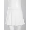 thumbnail image 2 of LiiYii Kids Girls Tennis Golf Skirt Sport Gym Skort Flowy Athletic Skirts with Pockets Built in White M, 2 of 7