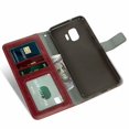 thumbnail image 2 of Mobile Phone Cover for Samsung J2-Core, Cover Premium Pu Leather Tpu Flip Cover Magnetic Closure Card Compartment Stand Function Wallet with Lanyard Protective Cover, 2 of 7