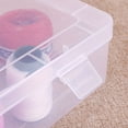 thumbnail image 7 of Thread Storage, 42 Spools Sewing Thread Box Storage, Embroidery Thread Organizer Box, Clear Plastic Thread Spools Holder, Portable Craft Organizer for Embroidery Quilting and Sewing Threads, 7 of 7