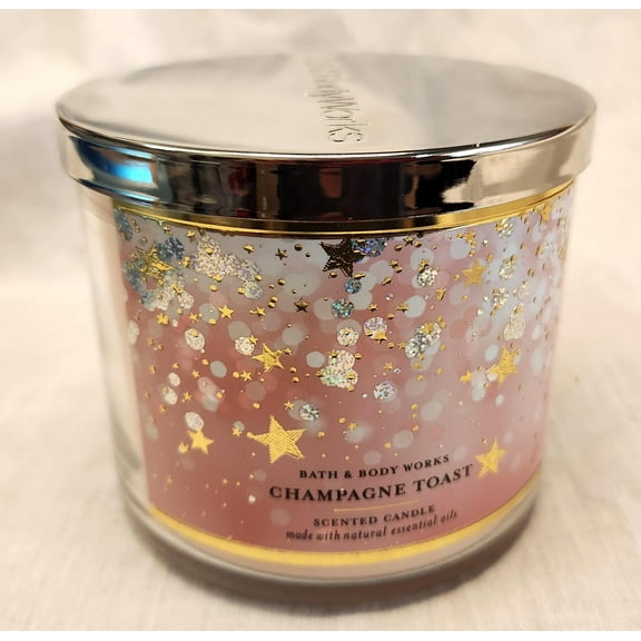 Bath Body Works Champagne Toast 3-Wick Scented Candle (Packaging Design Varies)