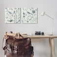 thumbnail image 2 of Stupell Industries Natural Birds & Branches Floral Painting Wrapped Canvas Canvas Art Print Wall Art, 17 x 17, Set of 2, 2 of 7