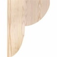 thumbnail image 3 of 3 1/2"W x 12"D x 16"H Crestline Smooth Corbel, Douglas Fir, 3 of 9