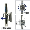 thumbnail image 5 of Jeremywell 1500Lbs Trailer Jack With Double Wheel, Adjustable 12"" Lift Travel, Boat On For Boat Rv Utility, Swivel Tongue Towing Dual Wheel, 5 of 5