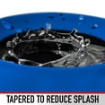 thumbnail image 4 of Cuenco para mascotas Franklin Pet Supply Travel Silicon, 800 ml, azul, 4 of 7