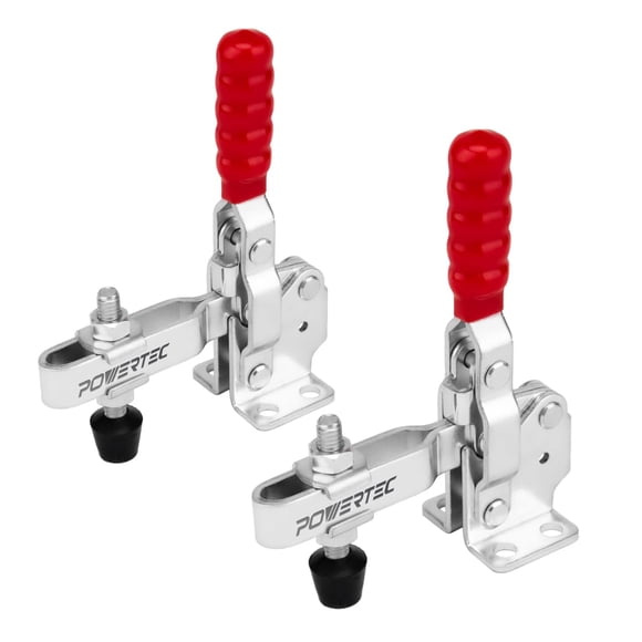 PowerTec 20335 Pince à Bascule à Dégagement Rapide Vertical, Capacité de 500lbs, 12130, 2PK