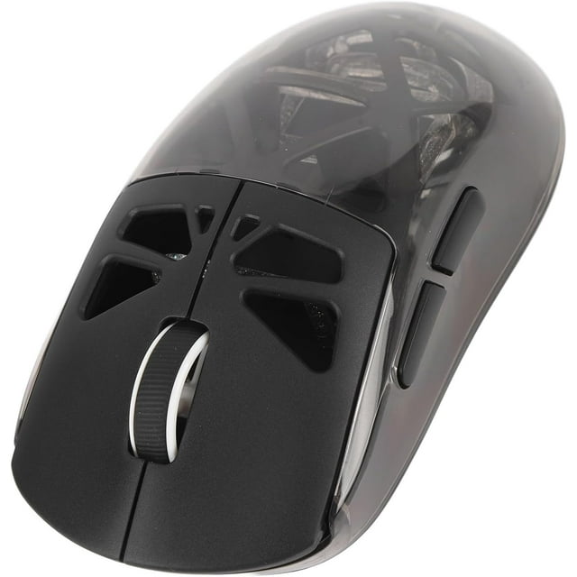 Souris Sans Fil Rechargeable RVB, Connexion Filaire BT 2,4 g Souris de Jeu Ergonomique pour PC Android Chrome OS, Autonomie jusqu'à 15 Jours, Options DPI Rouge Vert Bleu Cyan Jaune