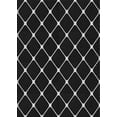 thumbnail image 1 of Ahgly Company Indoor Rectangle Patterned Black Novelty Area Rugs, 2' x 5', 1 of 6
