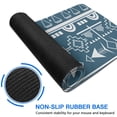 thumbnail image 6 of Long Mouse Pads for Desk,Blue Geometric Triangle Arrow Pattern Desk Mats on Top Of Desks, Desk Mouse Pad Extra Large with 3mm Non-Slip Base and Stitched Edge for Gaming,Office,Work,Home 31.5"x11.8", 6 of 6