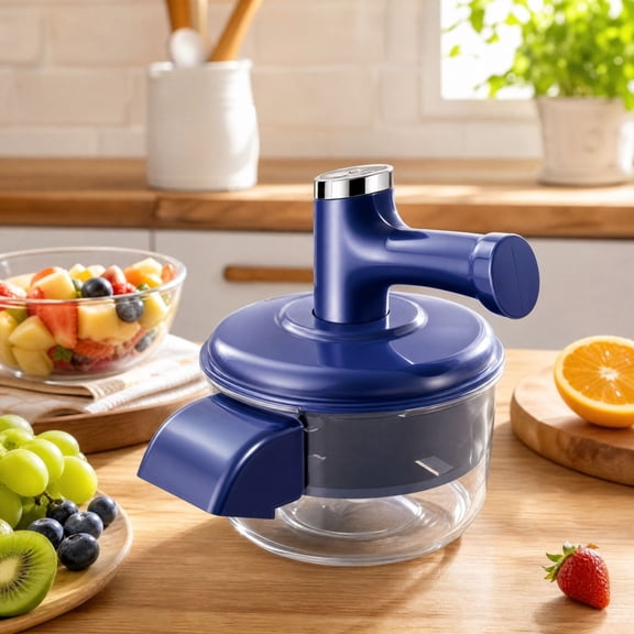 Electric Food Chopper and Peeler 2 in 1, Rechargeable Mini Vegetable Cutter with Stainless Steel Blades, Portable Fruit and Garlic Mincer for Home, Camping, and Travel