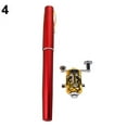 thumbnail image 2 of Opolski Mini Portable Fish Pen Shape Spinning Pole Aluminum Alloy Telescopic Fishing Rod, 2 of 8