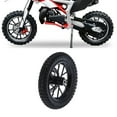 thumbnail image 1 of Rubber Tyre, Disc Brake Sprocket  Durable High Rigidity Front Wheel  For 47cc 49cc 2 Stroke Mini Dirt Bike, 1 of 8