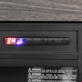 thumbnail image 5 of DELLA 28" Infrared Quartz Electric Fireplace Insert with Heater 1400W Overheat Safety Feature, Grey, 5 of 6