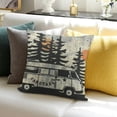 thumbnail image 3 of SHANXI Camper Throw Pillow Cover,Happy Camping Pillow Cover All Season,RV Inside Decor Duvet Cushion Cover,Camper Accessories for Travel Trailers 12x12in, 3 of 5