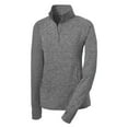 thumbnail image 7 of Yellow Rooster Women's Sport Wick Stretch 1/2 Zip Pullover Charcoal Grey Heather XL, 7 of 7