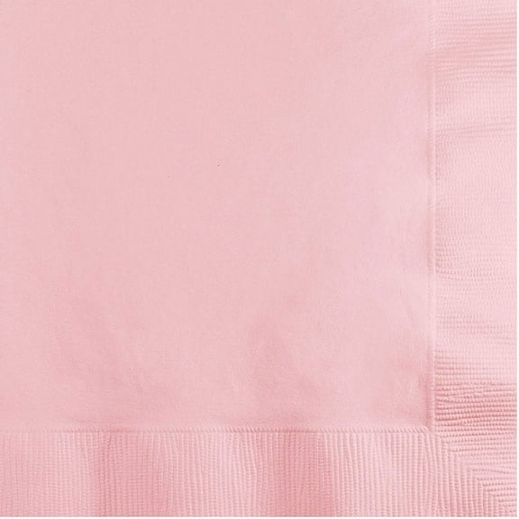 500 Count Bulk Pack Classic Pink Beverage Napkins 3 ply