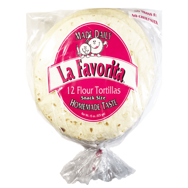 La Favorita Snack Size Flour Tortillas