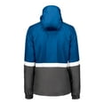 thumbnail image 2 of Holloway B19564753 Turnabout Reversible Hooded Jacket for Women, Royal & Carbon - Small, 2 of 3