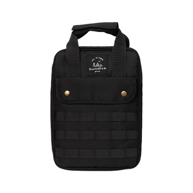 Organizador de utensilios de camping, bolsa para utensilios de cocina, bolsa para guardar vajilla, bolsa para utensilios Negro