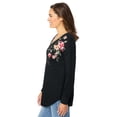 thumbnail image 5 of Woman Within Plus Size Waffle Thermal V-Neck Tee, 5 of 6