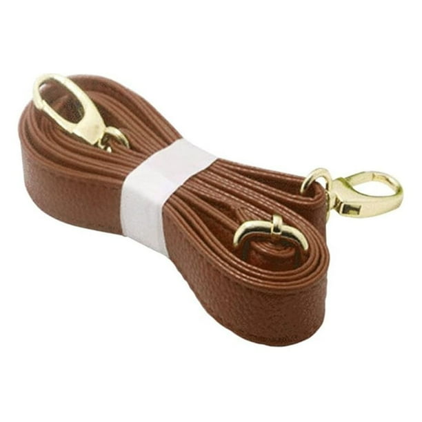 ZheElen PU Made Strap Bag High end Texture Direct Replacement Sling Bag Wear resistant Shoulder Bag Strap brown