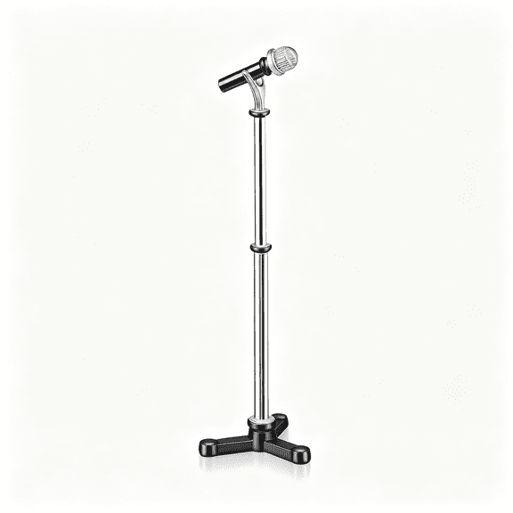 HHNOU Miniature Dollhouse Accessories 1:12 Scale Miniature Scene Microphone with Stand Black Dollhouse Furniture Décor Doll'S Microphone,Miniature Dollhouse Accessories
