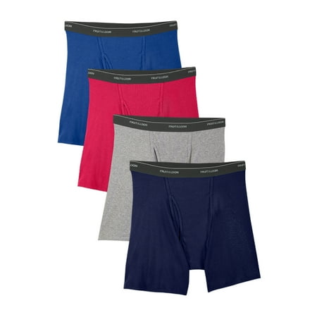 Fruit of the Loom - Fruit of the Loom Men's CoolZone Fly Assorted Boxer ...