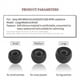 thumbnail image 3 of 6pcs Silicone Waterproof Ear Tips for NW-WS413 WS414 WS625 WS623 SSE-BTR1 Earbuds Swimming Soft Earplugs, 3 of 4