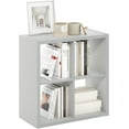 thumbnail image 2 of Cubicle Book Shelf  Vertical Thick Frame Bookshelf  Horizontally & Vertically Reversible Bookcase with Open Back  x x for Living Room  Bedroom  Home Office, 2 of 6