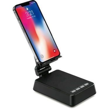 iLive v5.0 Bluetooth Video Mate Wireless Speaker and Phone Holder, ISB243B, Black