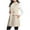 White, variant on Womens Wool Long Vest Sleeveless Lapel Double Breasted Fall Winter Coats Jackets White XXL(XXL)