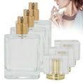 thumbnail image 5 of 50ml Refillable Perfume Bottle Glass Spray Transparent Liquid Empty Atomizer ContainerGold, 5 of 5