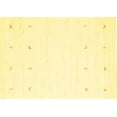 thumbnail image 1 of Ahgly Company Indoor Rectangle Solid Yellow Modern Area Rugs, 7' x 9', 1 of 4