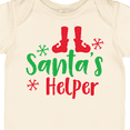thumbnail image 4 of Inktastic Santa's Helper, Elf Shoes, Snowflakes, Christmas Boys or Girls Baby Bodysuit, 4 of 5
