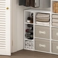 thumbnail image 3 of Furinno FULDA Book Shelf, 3-Tier Narrow Bookshelf, Bookcase with 10-In Width Storage Shelf, 9.3 x 9.8 x 31.5, for Living Room, Bedroom, Home Office, Plain White, 3 of 5