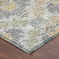 thumbnail image 3 of Addison Rugs Chantille Indoor/Outdoor Traditional Damask Silver Machine Washable Rectangle Rug, 9' x 12', 3 of 8