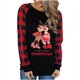 thumbnail image 4 of Pntutb - Camiseta holgada con estampado de moda para mujer, blusa de manga larga, cuello redondo, tops casuales Pntutb Pntutb-1607, 4 of 8