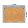 thumbnail image 6 of Amanti Art Natural Cork Board Framed Flair Polished Nickel Bulletin Board 32 in. x 24 in., 6 of 7