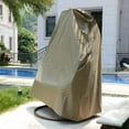 thumbnail image 4 of All Weather Rattan Garden Furniture Cover Wicker Hanging Swing Chair Cover Outdoor Furniture Protective Cover Oxford Fabric, 4 of 4