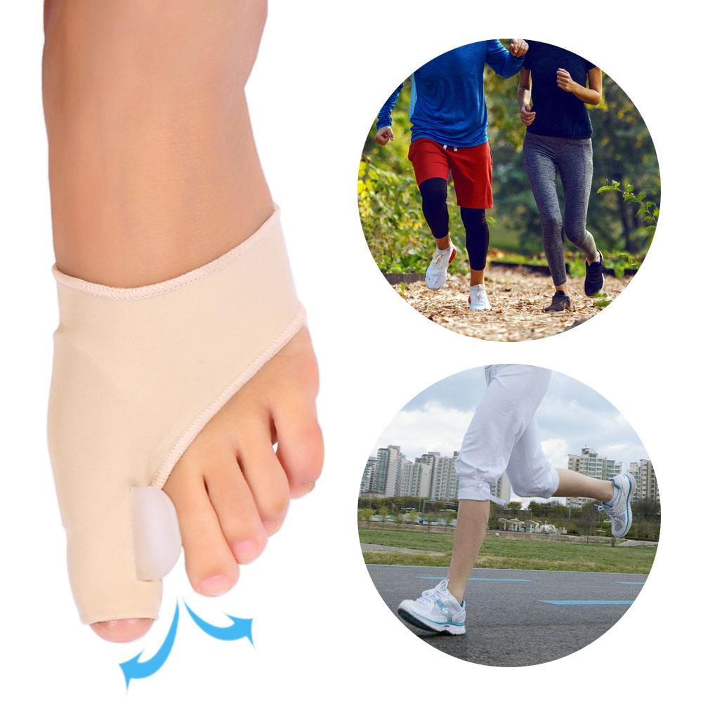 EOTVIA Bunion Corrector, Orthopedic Bunion Splint, Big Toe Separator Pain Relief, Non-Surgical Hallux Valgus Correction, Big Toe Straightener Pain Relief for Women & Men, Day Night Support (Beige)