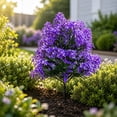 thumbnail image 5 of Artificial Gladiolus Topiary Ball Flowers With Ground Stake Outdoor Faux Plants Weather Resistant Fake Shrub Garden Decor For Porch Patio Landscaping Summer Fall Holiday Home Decoration, 5 of 7