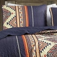 thumbnail image 5 of 3-Piece Lightweight Soft Polyester Southwestern Style Geometric Quilt Bedspread Set, 5 of 6
