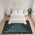 thumbnail image 7 of CURLYOOT Xmas Tree Cute Winter Cartoon Area Rugs for Living Room Bedroom, 4' 10" x 6' 8" Washable Rug, Floor Carpet with Non Slip Backing for Dining Room Indoor, 7 of 7