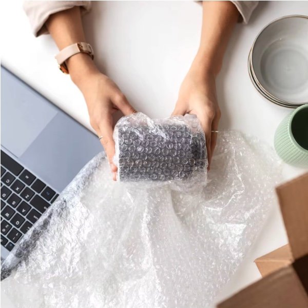 3/16" SH Small Bubble Cushioning Wrap Padding Roll 1400'x 12" Wide Perf 12" 1400FT
