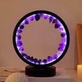 thumbnail image 4 of Binwennn First Birthday Decorations for Boy 29th Birthday Decorations Projector USB Powered Round Bedside Night Light Featuring Elegant Amethyst Adjustable 3 Color Temperature Settings, 4 of 6