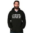 thumbnail image 5 of Work Hard for My Cat Pet Parent Funny Hoodie Sweatshirt Women Men Brisco Brands S, 5 of 6