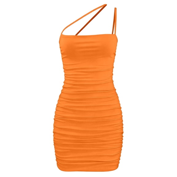 RUTAYY Women's Dress Solid Color Sleeveless Slim Fit Casual Everyday Wear Summer Comfortable Breathable Fashion Beach Dresses