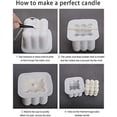 thumbnail image 4 of Moldes para velas de silicona, cubo 3D, molde de silicona, cera de soja, molde para velas, jabón hecho a mano, adornos artesanales, 4 of 5