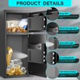 thumbnail image 3 of 6.5 Cub Extra Large Safe Box Fireproof Waterproof, Home Safe with Fireproof Waterproof Bag & Drop Slot, Money Safe with Backlit Touch Keypad, Drop Safe Box for Business Home, 3 of 8