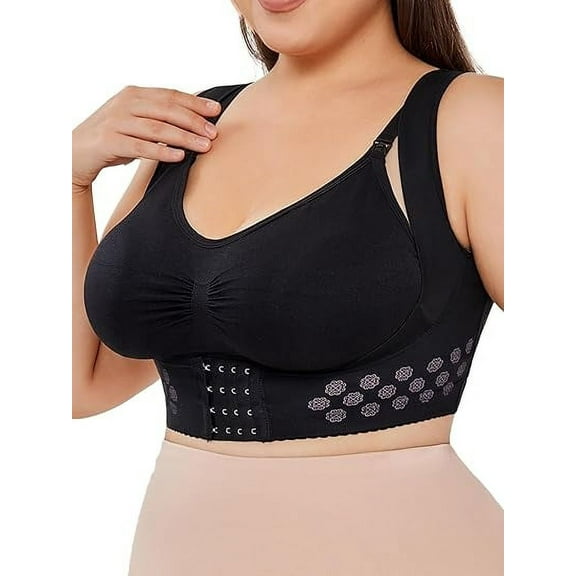 Scacto Women's Chest Brace Up Posture Corrector Shapewear Vest Tops Bra Support Shaper